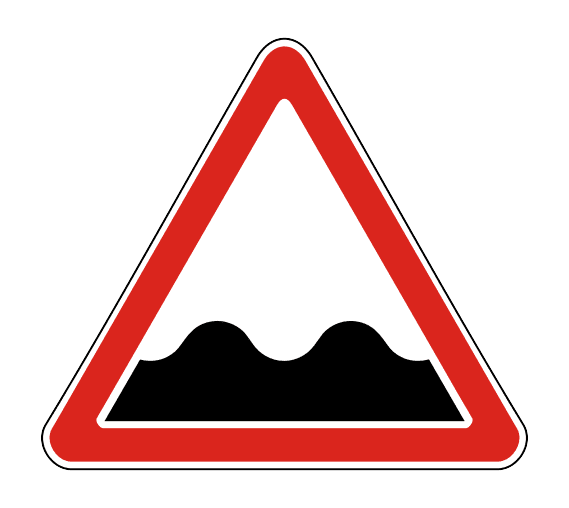 Знак 1.16 «Неровная дорога»