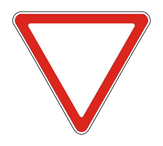 Знак 2.4 «Уступите дорогу»