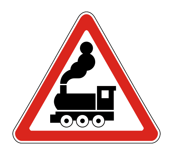 Знак 1.2 «Железнодорожный переезд без шлагбаума»